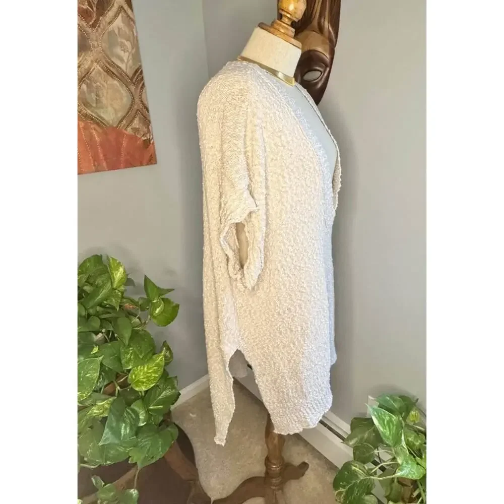 NWOT Pilcro Urban Outfitters Oversized Cream Knit Sweater Vest - Picture 4 of 7